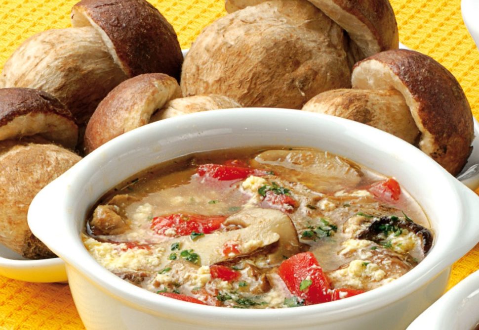 zuppa di funghi acquacotta