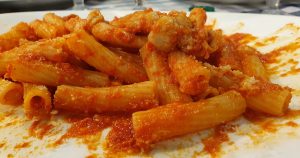 rigatoni con pajata